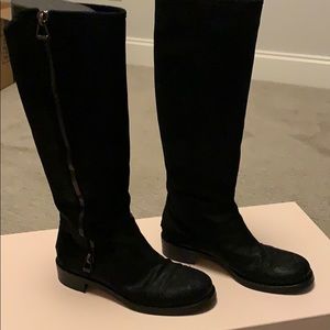 XXXSOLDXXXJimmy Choo Doreen Rugged Leather Black Boot